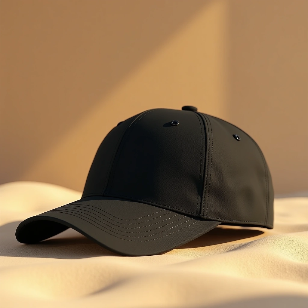 Casquette DE BASE-BALL AVEC DÉTAIL BANDE WEB Noir