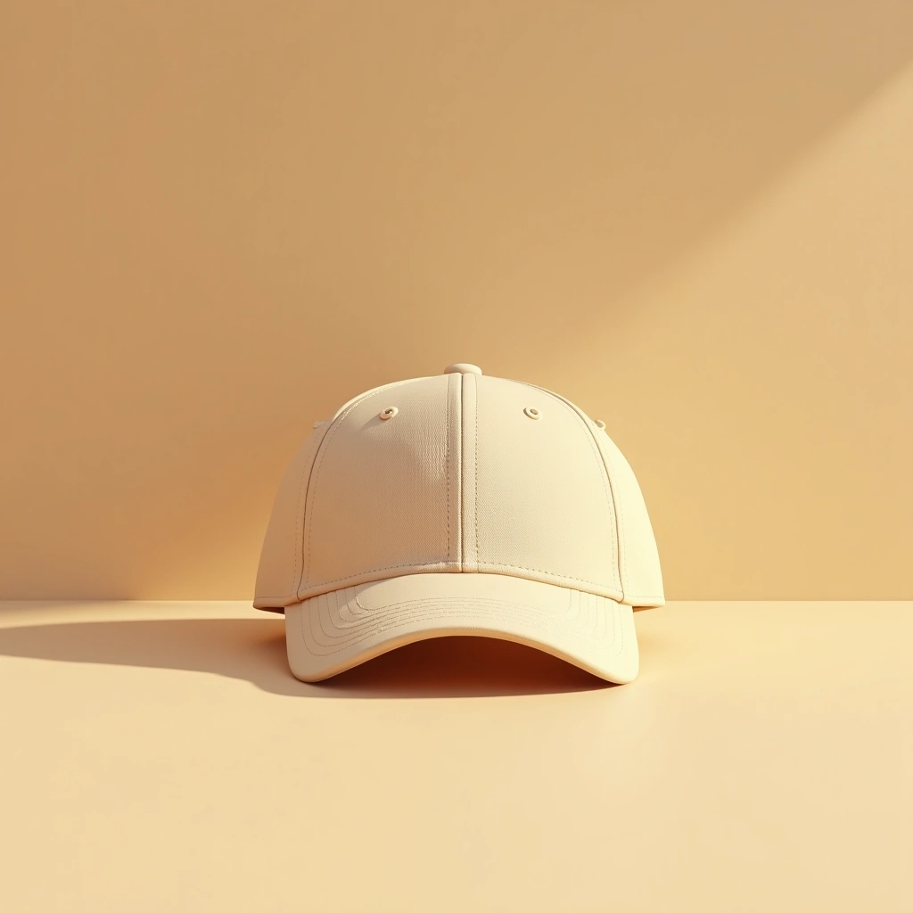 Casquette de baseball en tissu jacquard FF brun