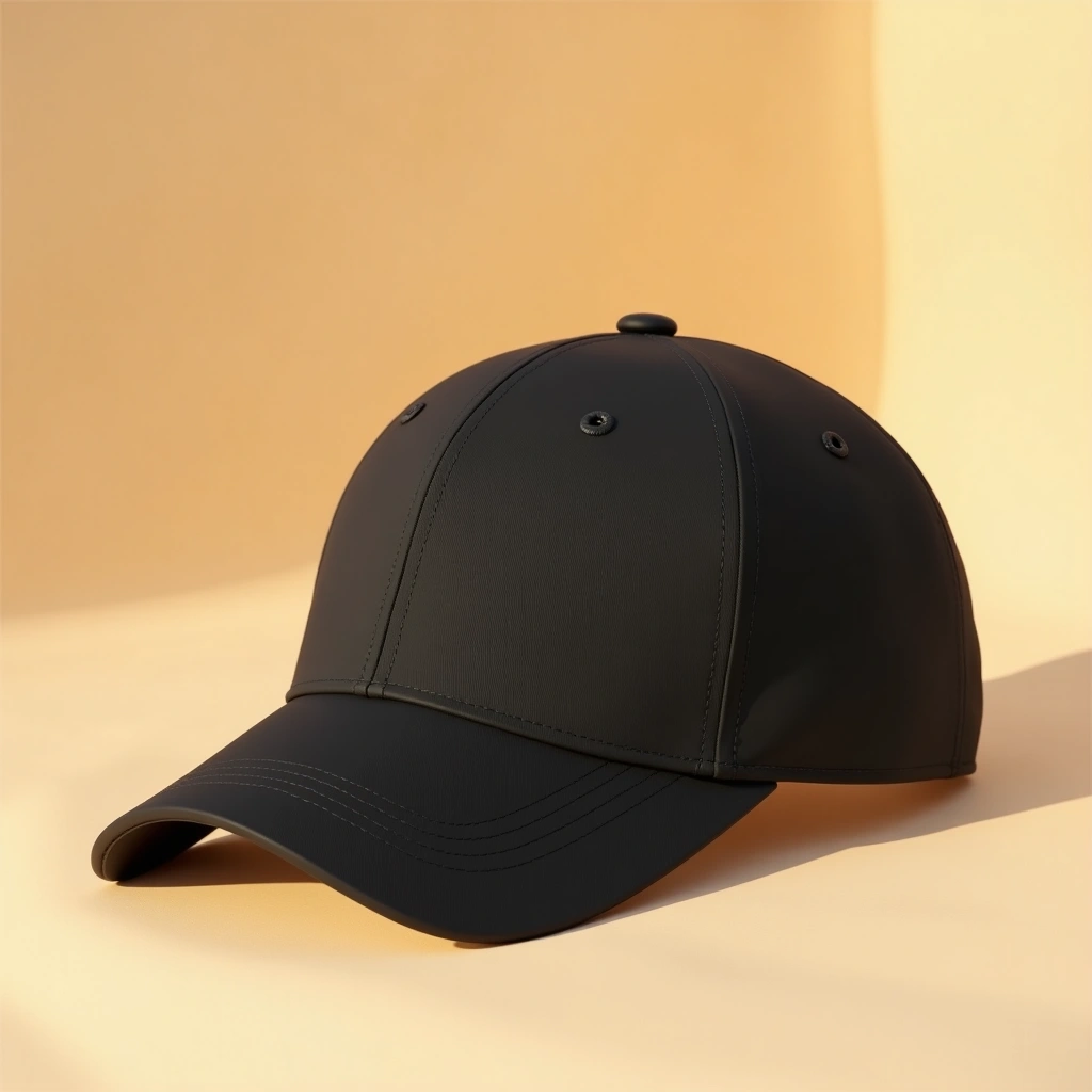 Casquette de baseball en tissu jacquard FF noir