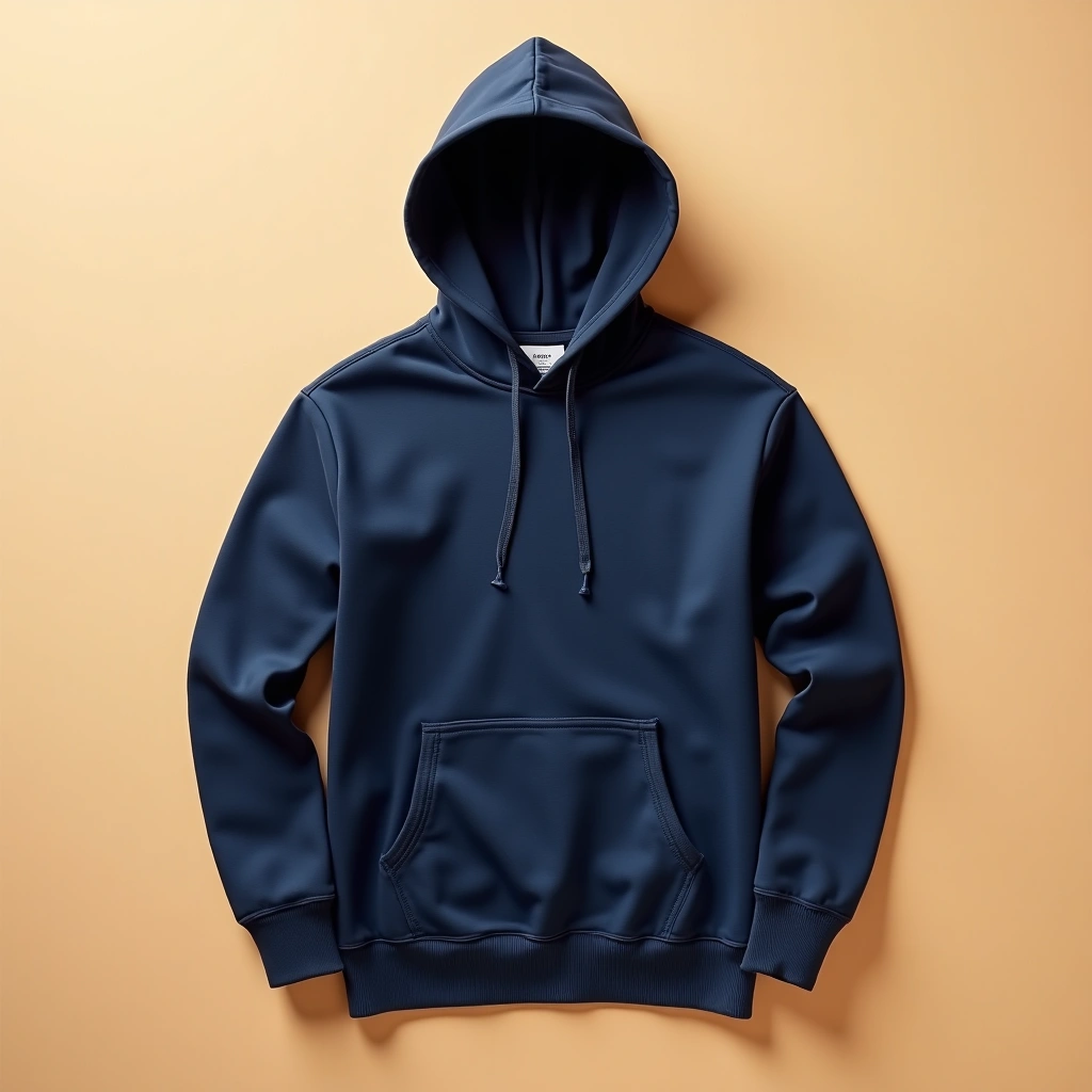 Hoodie Comme des Garcons Play Big Black Heart Zip Up Navy