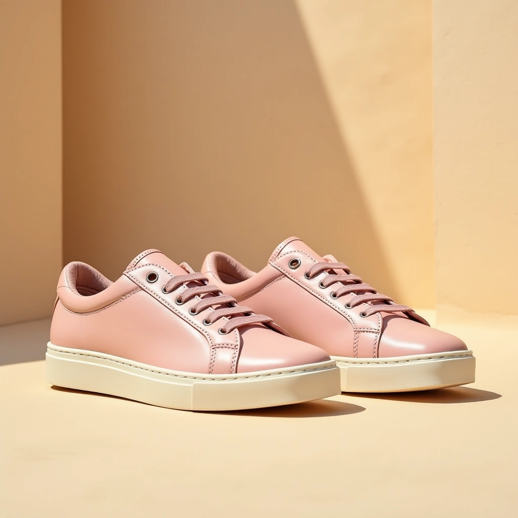 Sneakers Ensemble Running Rose